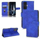 For Xiaomi Poco F4 GT/Redmi K50 Gaming Skin Feel Magnetic Flip Leather Phone Case(Blue) - 1