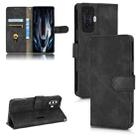 For Xiaomi Poco F4 GT/Redmi K50 Gaming Skin Feel Magnetic Flip Leather Phone Case(Black) - 1