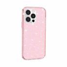 For iPhone 14 Pro Max Shockproof Terminator Style Glitter Powder Protective Case (Pink) - 2