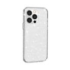 For iPhone 14 Pro Max Shockproof Terminator Style Glitter Powder Protective Case (White) - 2