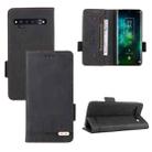 For TCL 10 Pro Magnetic Clasp Flip Leather Phone Case(Black) - 1
