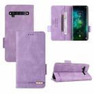 For TCL 10 Pro Magnetic Clasp Flip Leather Phone Case(Purple) - 1