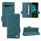 For TCL 10 Pro Magnetic Clasp Flip Leather Phone Case(Green) - 1