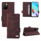 For Xiaomi Redmi 10 5G/Note 11E Magnetic Clasp Flip Leather Phone Case(Brown) - 1