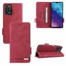 For ZTE Blade V2020/V30 Vita Magnetic Clasp Flip Leather Phone Case(Red) - 1