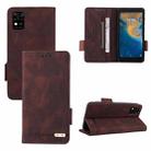 For ZTE Biade A31 Magnetic Clasp Flip Leather Phone Case(Brown) - 1