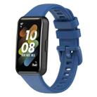 For Huawei Band 7 Silicone Watch Band(Blue) - 1