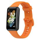 For Huawei Band 7 Silicone Watch Band(Orange) - 1