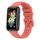 For Huawei Band 7 Silicone Watch Band(China Red) - 1