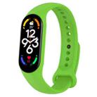 For Xiaomi Mi Band 7 / 7NFC / 6 / 6 NFC / 5 / 5 NFC / Amazfit Band 5 Official Silicone Watch Band(Green Tea) - 1