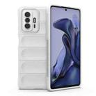 For Xiaomi 11T Magic Shield TPU + Flannel Phone Case(White) - 1