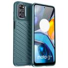 For Motorola Moto E32 Thunderbolt Shockproof TPU Protective Soft Phone Case(Green) - 1