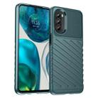 For Motorola Moto G71s Thunderbolt Shockproof TPU Protective Soft Phone Case(Green) - 1