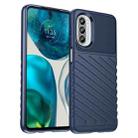 For Motorola Moto G82 Thunderbolt Shockproof TPU Protective Soft Phone Case(Blue) - 1