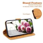 For OPPO A15 / A15s Butterfly Rose Embossed Leather Phone Case(Yellow) - 5