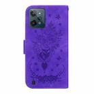 For OPPO Realme C31 Butterfly Rose Embossed Leather Phone Case(Purple) - 3
