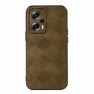 For Xiaomi Redmi Note 11T Pro Weave Plaid PU Phone Case(Green) - 1