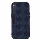 For Huawei Mate Xs 2 Weave Plaid PU Phone Case(Blue) - 1