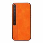 For Huawei Mate Xs 2 Two-color Litchi Texture PU Phone Case(Orange) - 1