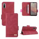 For Sony Xperia Ace III Magnetic Clasp Flip Leather Phone Case(Red) - 1