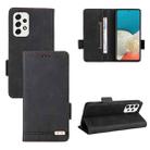 For Samsung Galaxy A53 5G Magnetic Clasp Flip Leather Phone Case(Black) - 1
