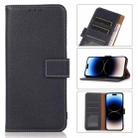 For iPhone 14 Pro Litchi Texture Horizontal Flip Leather Phone Case (Blue) - 1