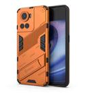 For OnePlus Ace 5G Punk Armor PC + TPU Phone Case with Holder(Orange) - 1