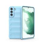 For Samsung Galaxy S22+ 5G Magic Shield TPU + Flannel Phone Case(Light Blue) - 1