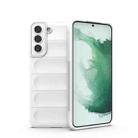 For Samsung Galaxy S22+ 5G Magic Shield TPU + Flannel Phone Case(White) - 1