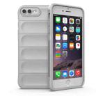 For iPhone SE 2022 / SE 2020 / 8 / 7 Magic Shield TPU + Flannel Phone Case(Grey) - 1