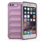 For iPhone SE 2022 / SE 2020 / 8 / 7 Magic Shield TPU + Flannel Phone Case(Purple) - 1