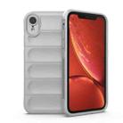 For iPhone XR Magic Shield TPU + Flannel Phone Case(Grey) - 1