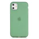For iPhone 11 1.5mm Liquid Emulsion Translucent TPU case(Dark Green) - 2