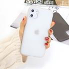 For iPhone 11 1.5mm Liquid Emulsion Translucent TPU case(White) - 1