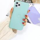 For iPhone 11 Pro 1.5mm Liquid Emulsion Translucent TPU Case(Mint Green) - 1