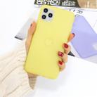 For iPhone 11 Pro 1.5mm Liquid Emulsion Translucent TPU Case(Yellow) - 1