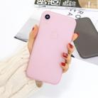 For iPhone XR 1.5mm Liquid Emulsion Translucent TPU case(Pink) - 1