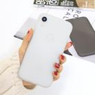 For iPhone XR 1.5mm Liquid Emulsion Translucent TPU case(White) - 1