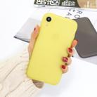 For iPhone XR 1.5mm Liquid Emulsion Translucent TPU case(Yellow) - 1