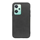 For OnePlus Nord CE 2 Lite 5G Two-color Calf Texture Shockproof Phone Case(Black) - 1