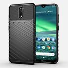 For Nokia 2.3 Thunderbolt Shockproof TPU Soft Case(Black) - 1