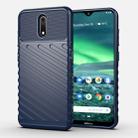 For Nokia 2.3 Thunderbolt Shockproof TPU Soft Case(Navy Blue) - 1