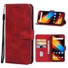 For UMIDIGI Power 7S Leather Phone Case(Red) - 1