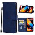 For UMIDIGI Power 7S Leather Phone Case(Blue) - 1