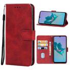 For ZTE Blade V40 Vita Leather Phone Case(Red) - 1