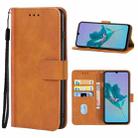 For ZTE Blade V40 Vita Leather Phone Case(Brown) - 1