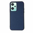 For OnePlus Nord CE 2 Lite 5G Carbon Fiber Texture Shockproof Protective Phone Case(Blue) - 1