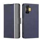 For Xiaomi Redmi K50 Gaming Twill Texture Side Button Leather Phone Case(Blue) - 1