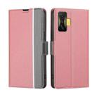 For Xiaomi Redmi K50 Gaming Twill Texture Side Button Leather Phone Case(Pink) - 1