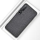 For Xiaomi Mi 10 Shockproof Cloth Texture PC + TPU Protective Case(Grey) - 1